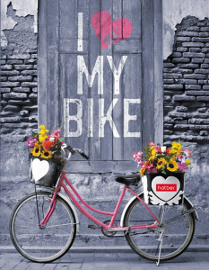 Тетрадь А5 240л кл. на кольцах Hatber "My bike" глянц.лам., белизна 98%