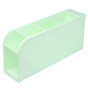 Подставка наст. "Simple. Pastel" 20*9*5см , пластиковая, 5 секций, мятная