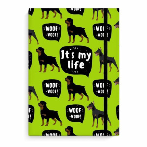 Записная книжка 170*215мм 96л "Это моя жизнь. Ротвейлер"