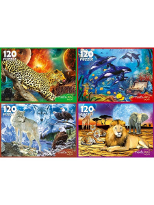 Пазлы  120 элементов  165*225мм   "Красивые картинки"