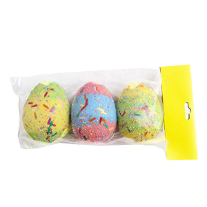 Сувенир "Яйцо пасхальное" 10см, декоративная посыпка, 3 шт