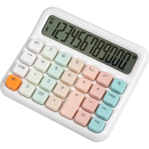 Калькулятор  12 разр. deVENTE"  настольный, белый цв.кнопками Q-15W