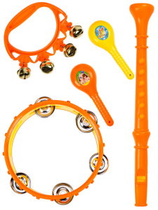 Набор музыкальных инструментов "Маленький оркестр 5" 5 предметов