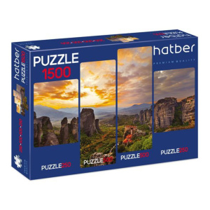 Пазлы    250+500+500+250 элементов "Закат в горах" Premium