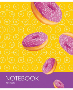 Тетрадь А5 48л кл. Hatber !СУПЕРЭКОНОМ! "Яркие акценты" белизна 80%