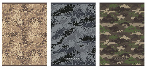 Тетрадь А4  48л ЛИН. скрепка "Камуфляж "