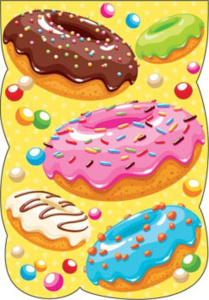 Закладка магнитная мини Пончики