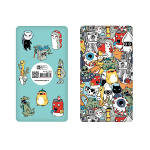 Пенал металлический (183*100*14) "Монстрики"