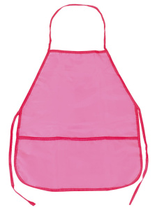 Фартук для труда 490*390мм 1 карман "Темно-розовый"