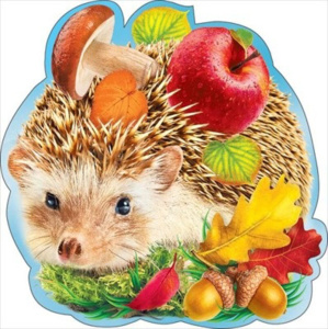 Украшение на скотче 20*20см  "Ежик"