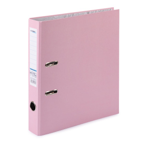 Регистратор А4  50мм PVC, Classic Lite. Pastel, персиковый, карман