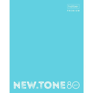 Тетрадь А5  80л кл. Hatber "NEWtone PASTEL Незабудка" глянц.лам.