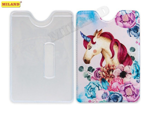 Обложка для Пропуска "Красивый единорог"