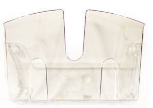 Лоток д\бумаг настенный А4+ прозрачный