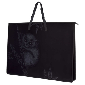 Папка А2 (650*470*110) с ручками, молния, пластик "Лори"