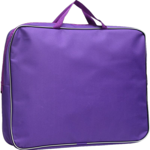 Папка А3 (450*350*70) с ручками, молния, ткань Сиреневая