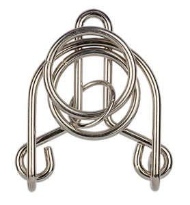 Головоломка металлическая 1 шт "Капкан" 5 элемент.