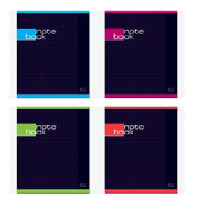 Тетрадь А5  96л кл  Строгая тетрадь, гребень, матовый УФ-лак