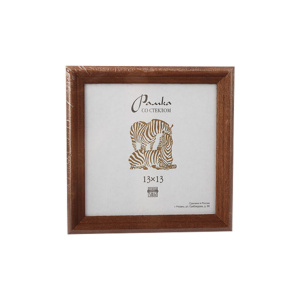 Фоторамка дерево 13*13см. №1701 (Светло-коричневая)