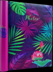 Фотоальбом магнитный 10л  23*28см спир. Belle fleur. Райский цветок