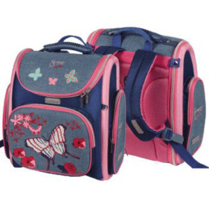 Ранец школьный  deVENTE. Like. Sweet Jeans, 36*30*17см, трансф, полиэстер, 1 отд на замке, 3 карм