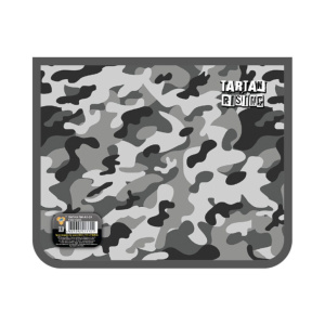 Папка д/тетрад. А5 (230*190*50) 1отд. молния сверху, пластик "Хаки серое"