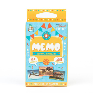 Игра Мемо "Динозавры" (28 карточек)