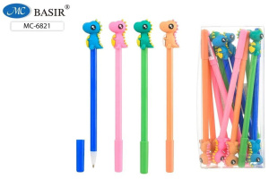 Ручка шариковая "Динозаврик" синяя