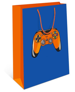 Пакет подар. бумажн. 18*23*10 см, 130гр/м Игра