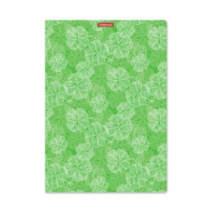 Тетрадь А4  48л кл. скоба Erich Krause " Clover, Mixed Reality" пластик. обложка