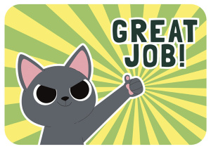 Настольное покрытие д/лепки 33*23см "Great job"