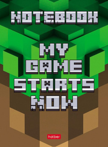 Блокнот А6 7БЦ  48л "Моя игра" кл., глянц.лам.