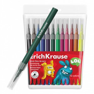 Фломастеры  12цв "ErichKrause. Jolly Friends", вент.колпачок, блистер