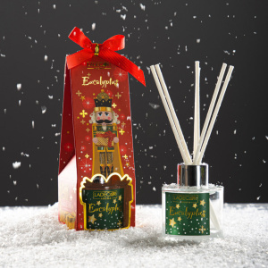 Аромадиффузор с палочками "Новый год" 40мл, аромат Eucalyptus