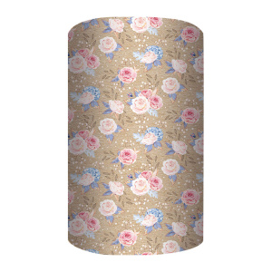 Бумага упаковочная крафт 70*100см "Розы"