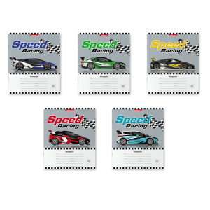 Тетрадь А5 24л кл. Erich Krause "Speed Racing"