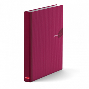 Папка 4 кольца 35мм картон А4 WORK INSIDE бордо