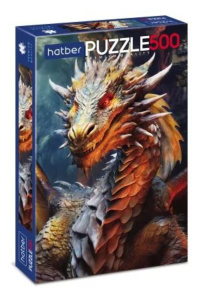 Пазлы  500 элементов  330*480мм.  "Сказочный дракон" Premium