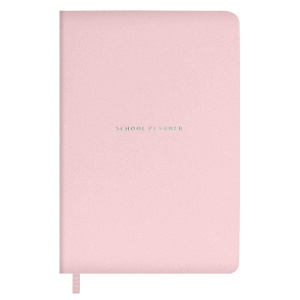 Планинг школьный обл. кожзам, тв.пер. "Плонже розовый" ляссе, 80 л.