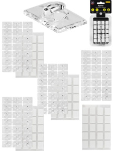 Набор самоклеящихся крючков для гирлянд 80шт