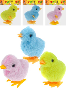 Игрушка заводная  "Цыплёнок" 8*6см, цвет ассорти. инд. упаковка