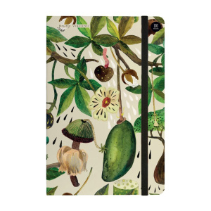 Записная книжка А5 100л. 7БЦ "Megapolis journal. Баобаб" точка, карман, ляссе, резинк