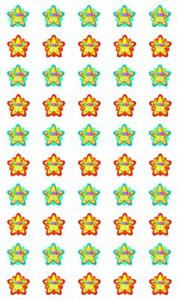 Набор наклеек поощрительных "Оценки", Звездочки