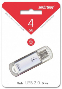 Флеш-драйв  8 GB USB Smartbuy V-Cut Silver