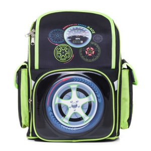 Ранец школьный 35*28*15см Hatber Comfort school "Speed Racing" полиэстр