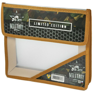 Папка д/тетрад. А5 (230*190*50) 2отд. на липучке, пластик "Разведка"