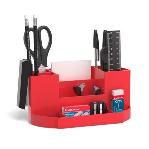 Настольный органайзер ЕК "Victoria" красный