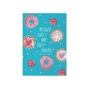 Блокнот А5 7БЦ  80л "Сладкое настроение" клетка, глянц.лам.