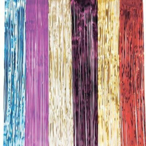 Дождик  9*100см, ПВХ, матовый, 6 цветов