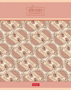 Тетрадь А5  96л кл. Hatber "Паттерн" белизна 100%*